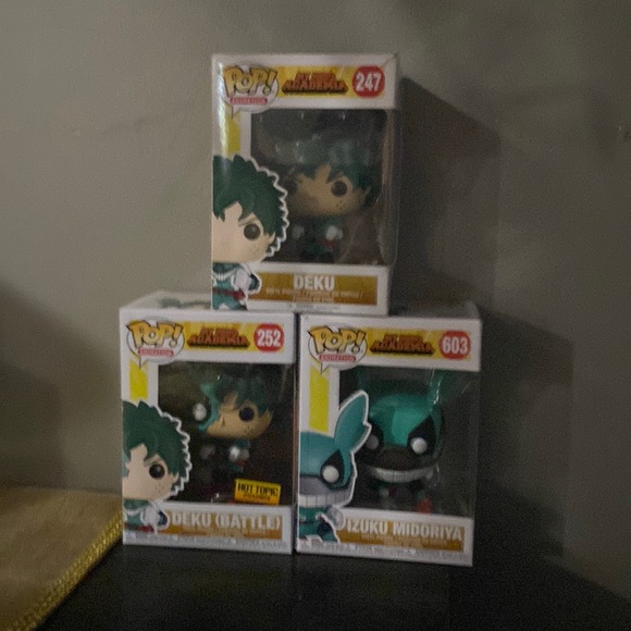 Funko pop (3 different dekus)